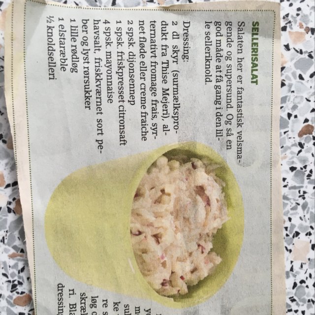 Sellerisalat – created on the CHEF CHEF app for iOS