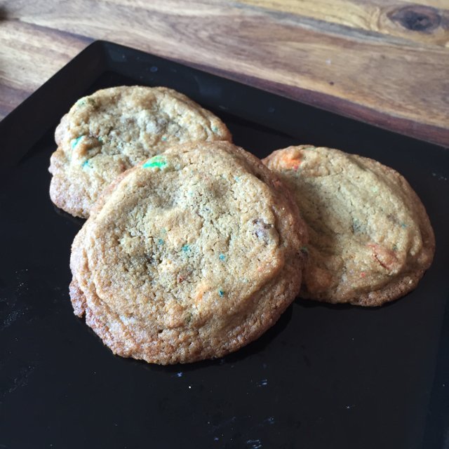 Cookies med M&M's – created on the CHEF CHEF app for iOS
