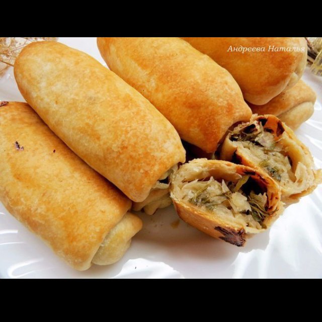 Постные трубочки с капустой – created on the CHEF CHEF app for iOS