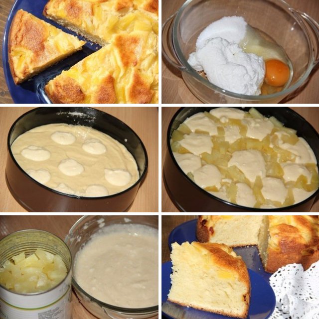 Творожный пирог с ананасами – created on the CHEF CHEF app for iOS