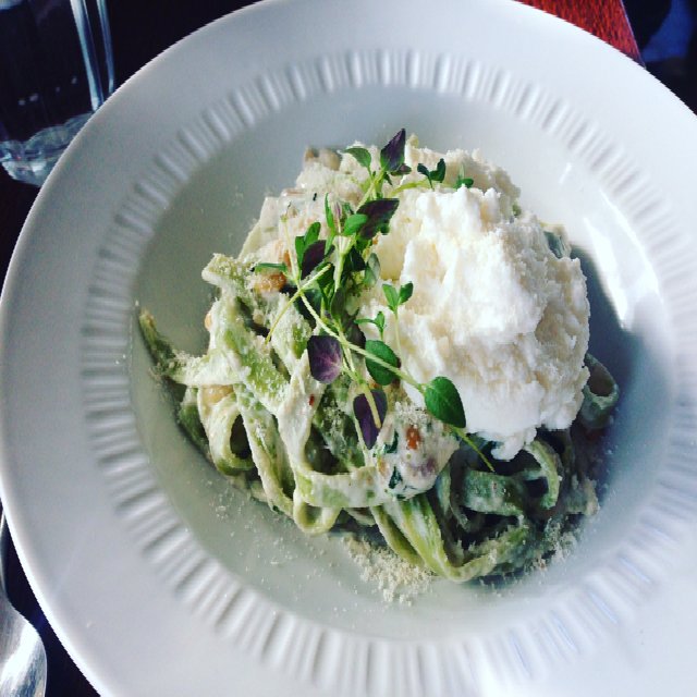 Spaghetti med ostenødde sovs – created on the CHEF CHEF app for iOS