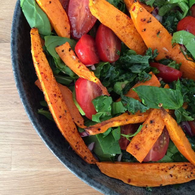 Simpel sweet potato salat – created on the CHEF CHEF app for iOS