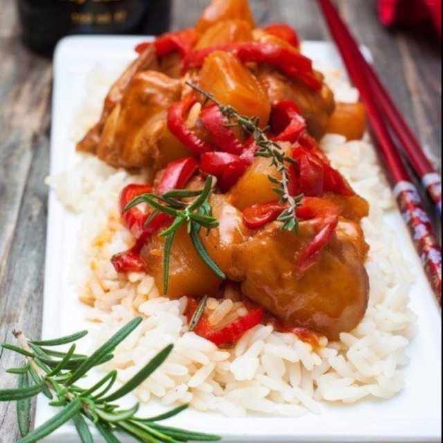 Курица в кисло- солодком соусе – created on the CHEF CHEF app for iOS