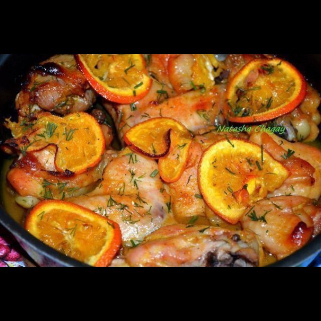 Курица с апельсинами  – created on the CHEF CHEF app for iOS