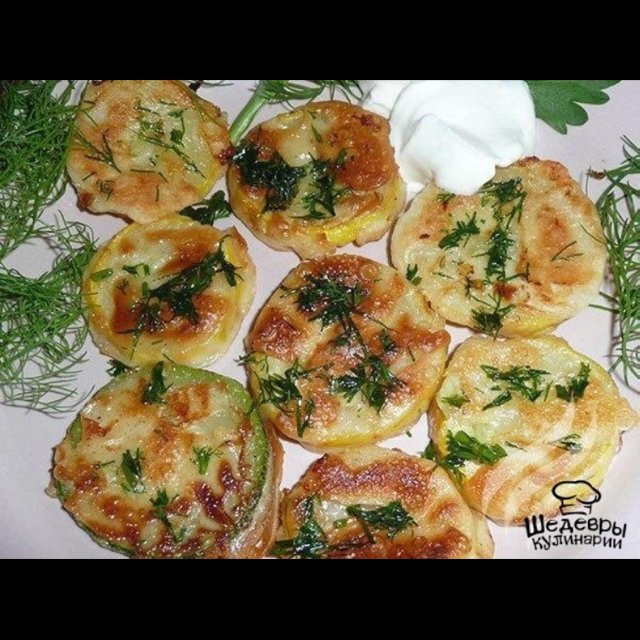 КАБАЧКИ В ЧЕСНОЧНОМ КЛЯРЕ  – created on the CHEF CHEF app for iOS