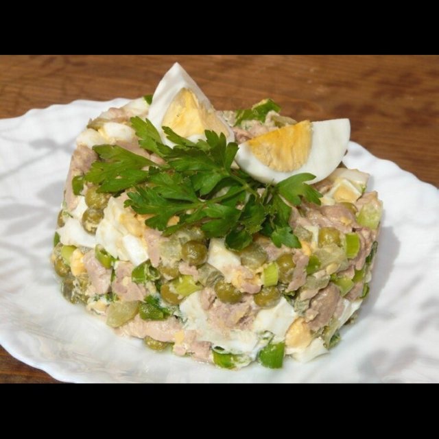 Салат с печени трески  – created on the CHEF CHEF app for iOS