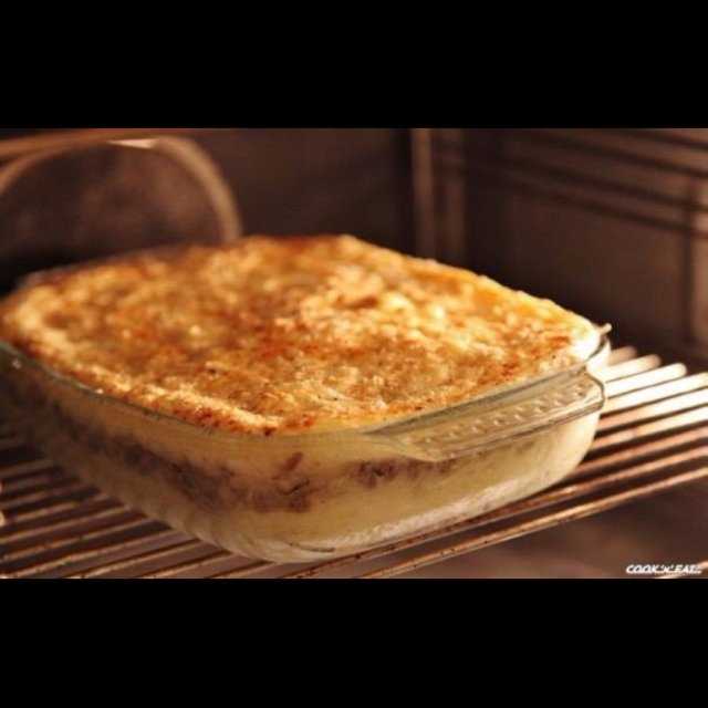 Картофельная запеканка с мясом – created on the CHEF CHEF app for iOS