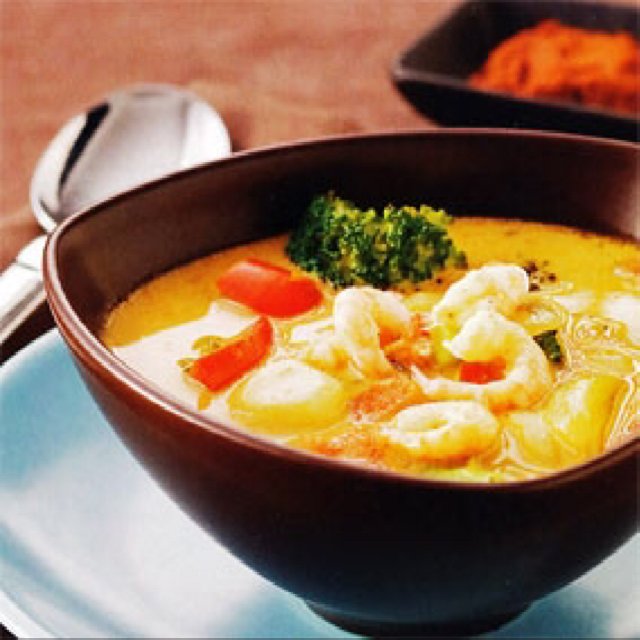 Thaisuppe m/ kylling og linser – created on the CHEF CHEF app for iOS