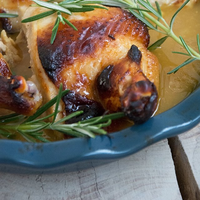 Kylling med honning og sennep – created on the CHEF CHEF app for iOS