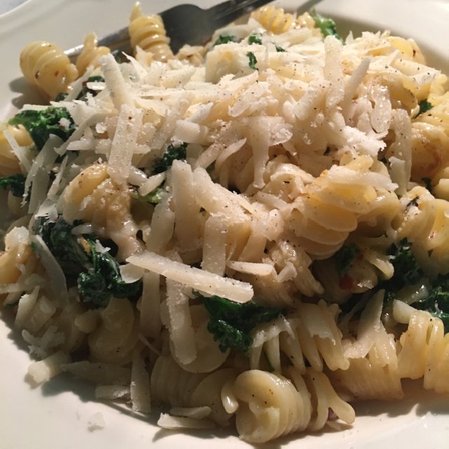 Pasta/grønkål – created on the CHEF CHEF app for iOS