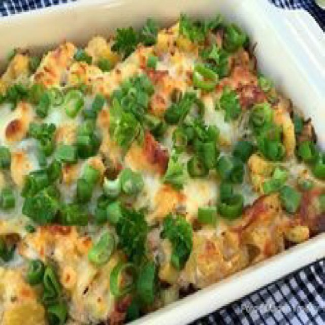 Kartoffelfad med forårsløg/ost – created on the CHEF CHEF app for iOS