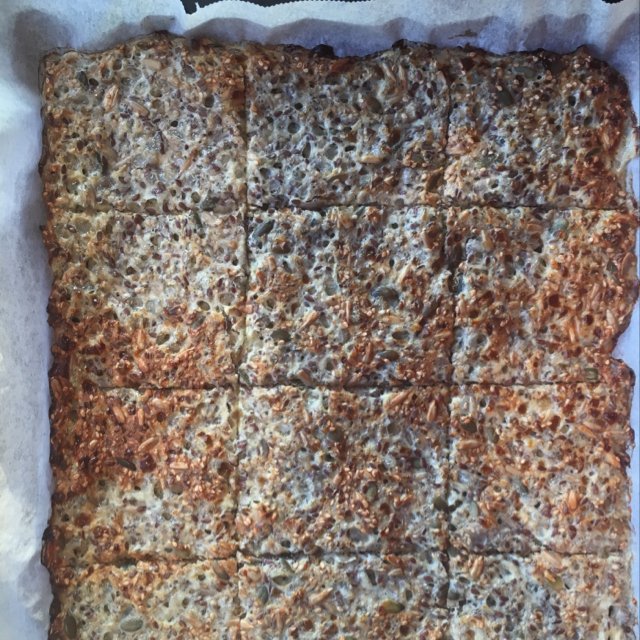 Hytteostbrød uden gluten – created on the CHEF CHEF app for iOS