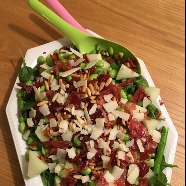 Salat med melon og serano – created on the CHEF CHEF app for iOS