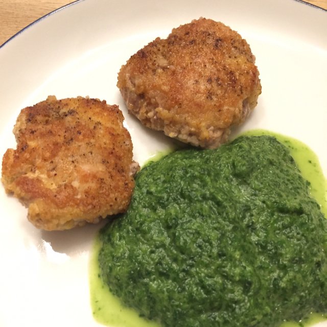 Paneret mørbrad – created on the CHEF CHEF app for iOS