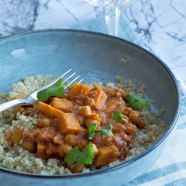 Kikærter i kokuscreme – created on the CHEF CHEF app for iOS