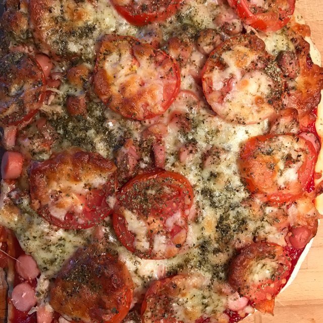 Morfars pizza – created on the CHEF CHEF app for iOS