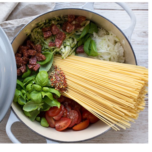 One pot pasta – created on the CHEF CHEF app for iOS