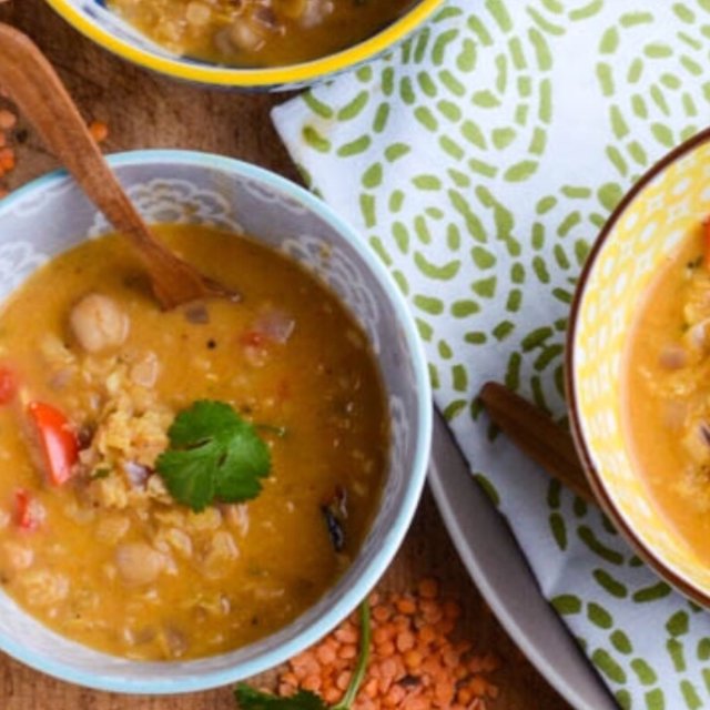 Red Lentil Coconut Soup – created on the CHEF CHEF app for iOS