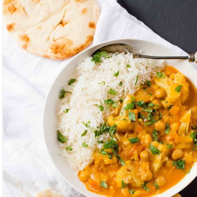 Cauliflower Chickpea Curry – created on the CHEF CHEF app for iOS