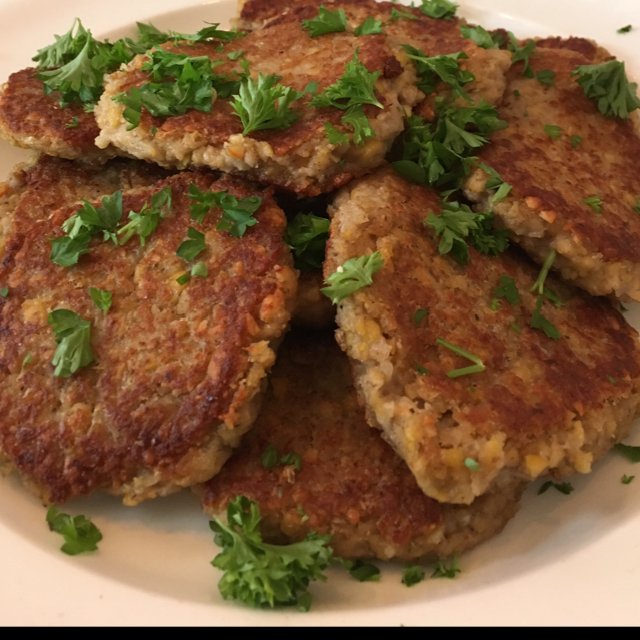 Veganske svampebøffer  – created on the CHEF CHEF app for iOS