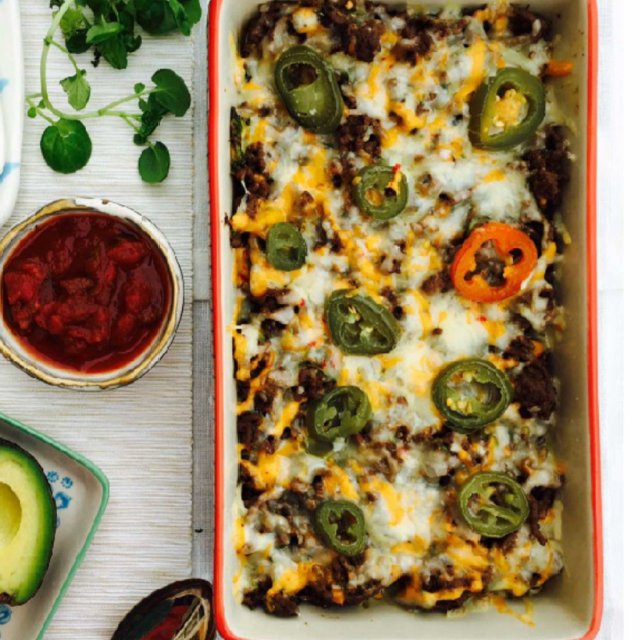 Mexicansk taco-fad – created on the CHEF CHEF app for iOS