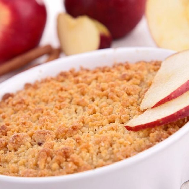 Æble crumble (glutenfri) – created on the CHEF CHEF app for iOS