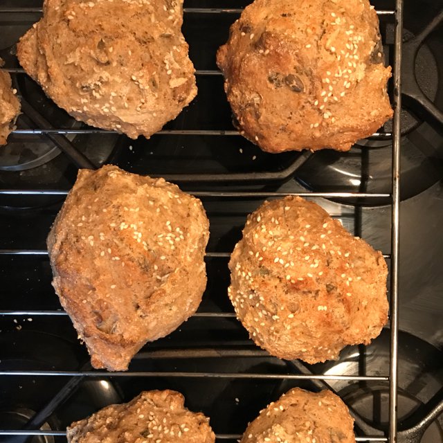 Koldhævede grovboller – created on the CHEF CHEF app for iOS