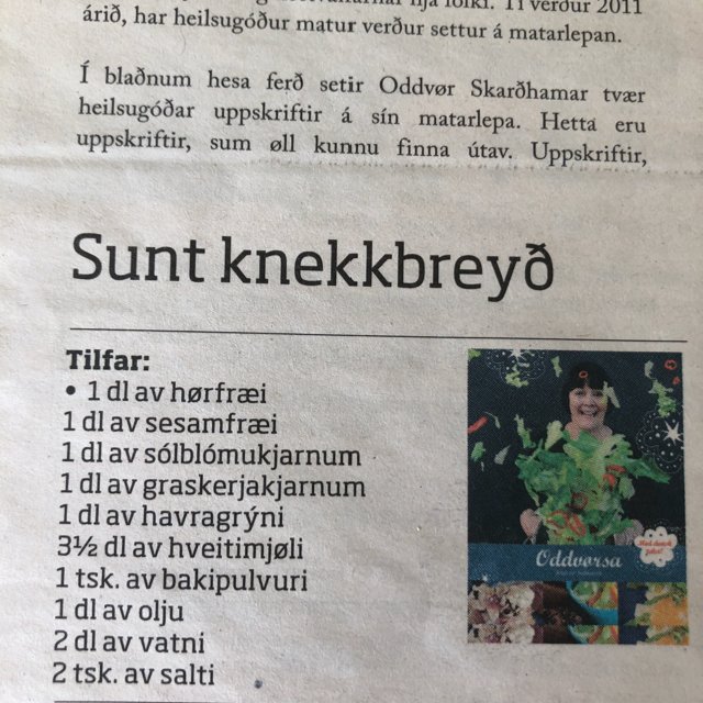 Knekkbreyð – created on the CHEF CHEF app for iOS