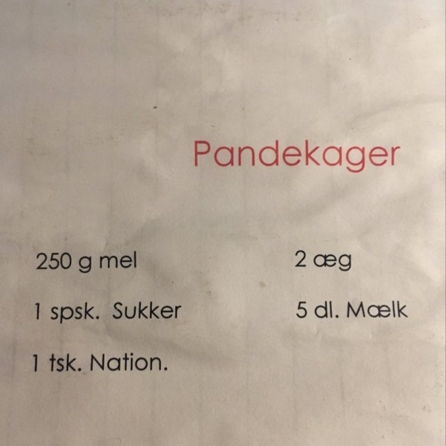 Pandekager – created on the CHEF CHEF app for iOS