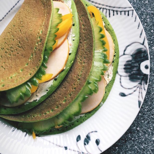 Spinatpandekager – created on the CHEF CHEF app for iOS