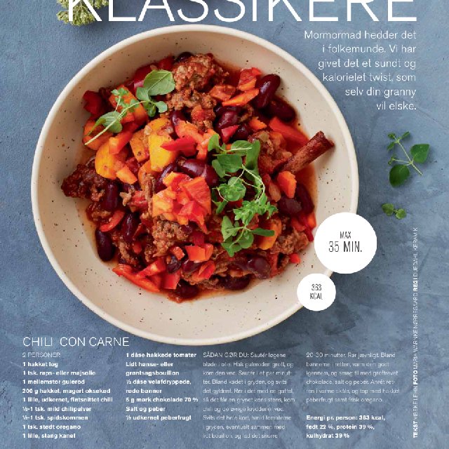 Chili con carne – created on the CHEF CHEF app for iOS