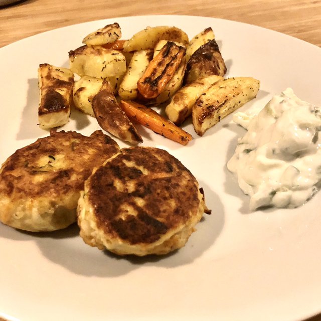 Kyllinge/grønsags frikadeller 