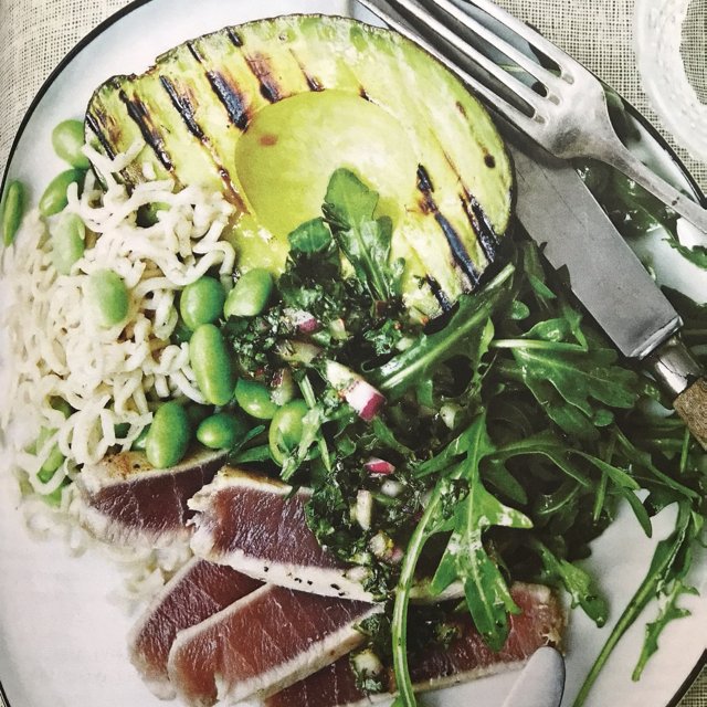 Grillet tun & avocado – created on the CHEF CHEF app for iOS