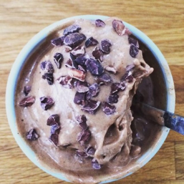 DESSERT: Chokolade-karamel is – created on the CHEF CHEF app for iOS