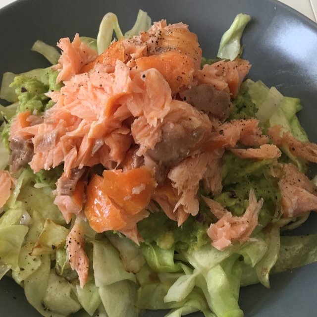 Spidskål med laks – created on the CHEF CHEF app for iOS