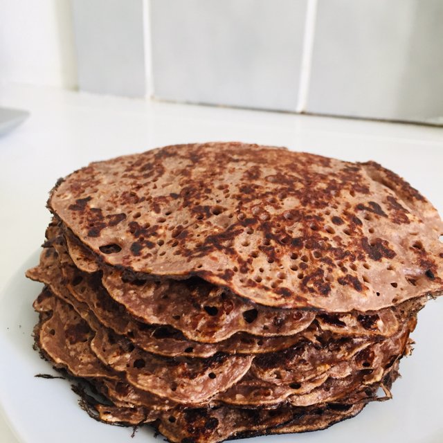 Protein banan pandekager – created on the CHEF CHEF app for iOS