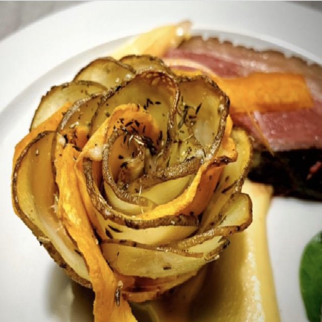 Kartoffelroser m. Bacon