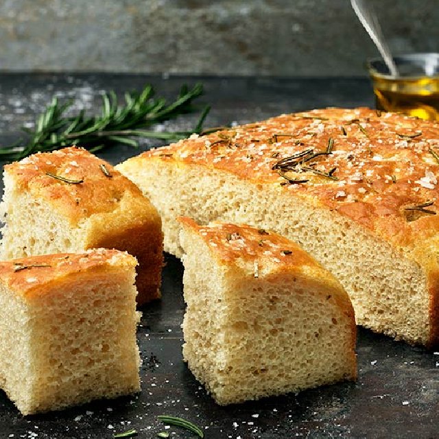 Focaccia med Tipo 0-mel