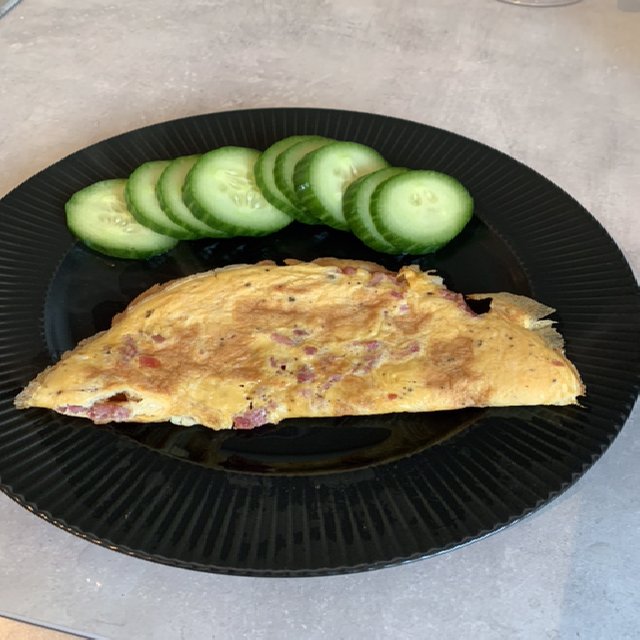 Omelet efter træning – created on the CHEF CHEF app for iOS