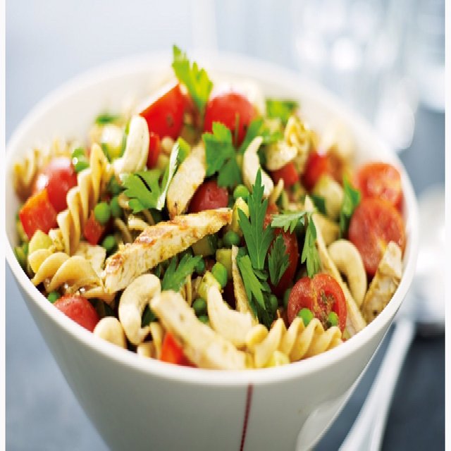 Pastasalat med kylling – created on the CHEF CHEF app for iOS