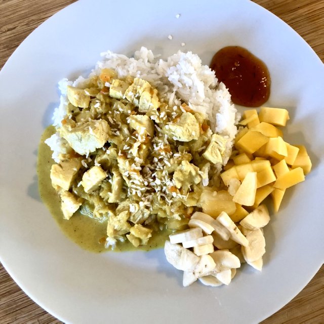 Kylling i karry ala ristaffel