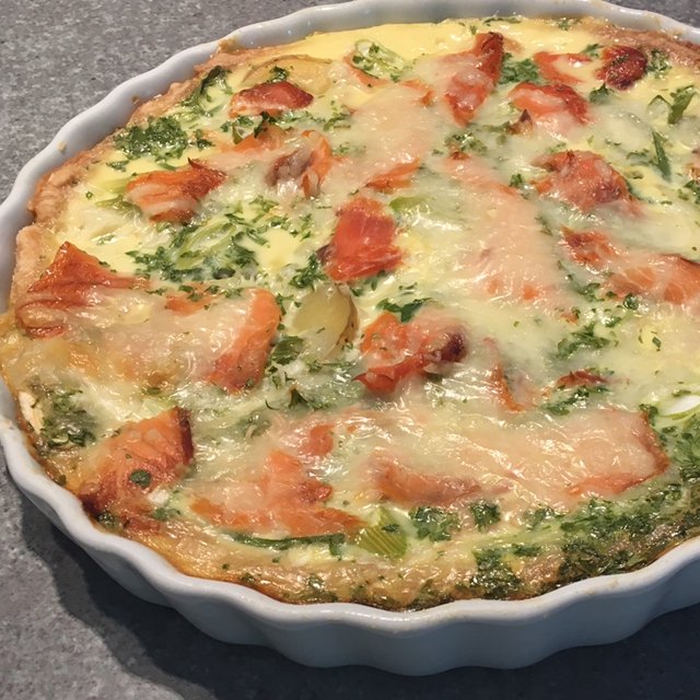 Laksetærte – created on the CHEF CHEF app for iOS