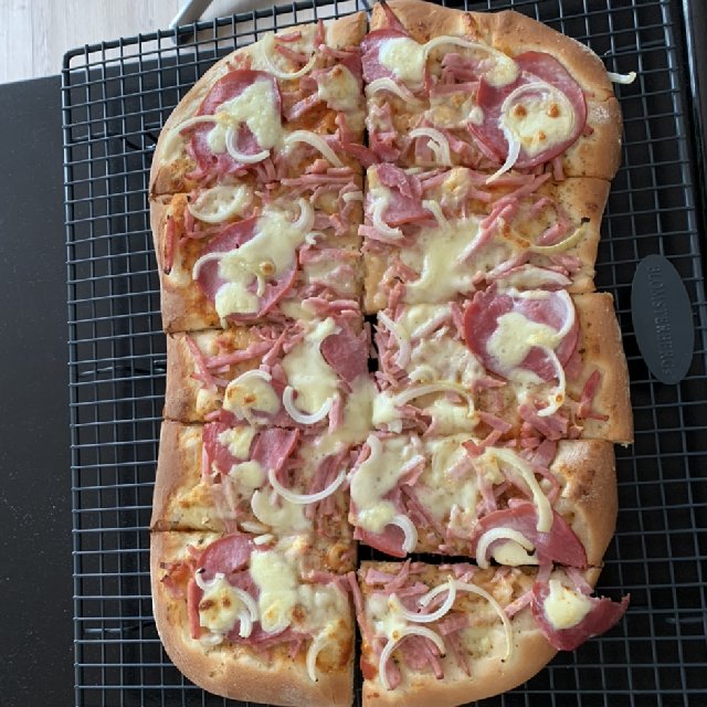 Pizza - varmhævet – created on the CHEF CHEF app for iOS