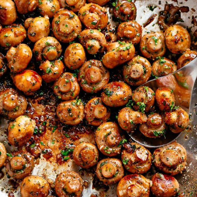 Garlic Mushrooms  – created on the CHEF CHEF app for iOS